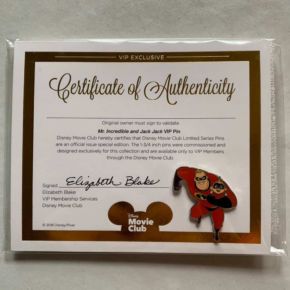Disney/Pixar Mr. Incredible and Jack Jack Pin